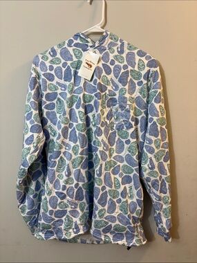 Pimp Shrimp Hoodie New Blue Oyster Camo Comfort Lined Fishing Outdoor Shirt
